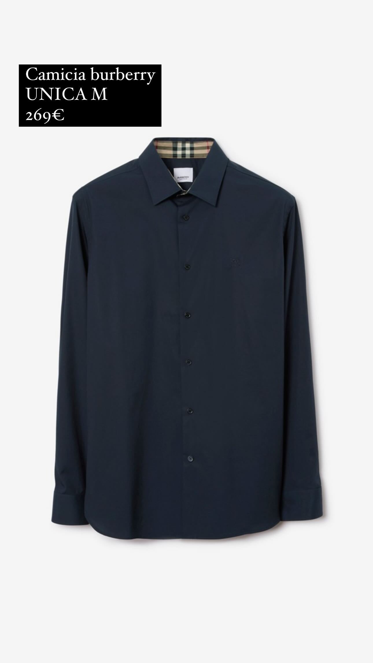 Camicia basic burberry