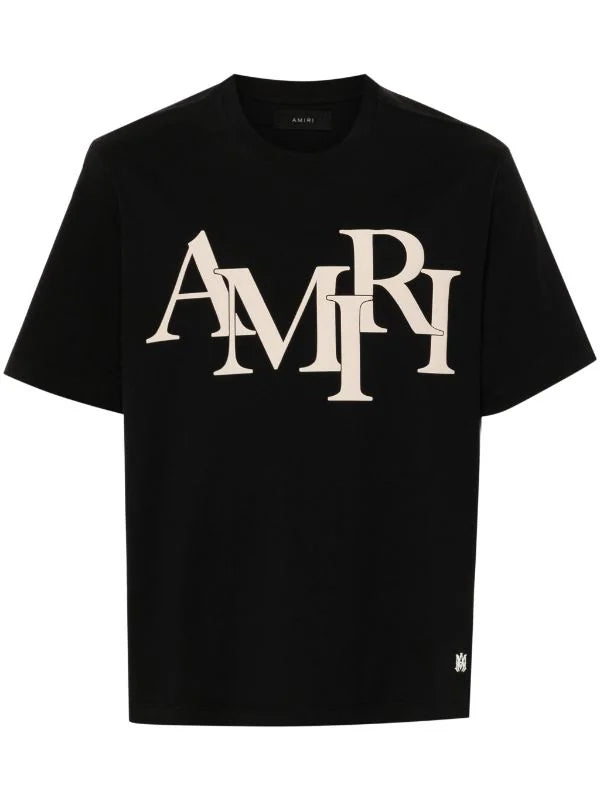 T shirt amiri logo frontale