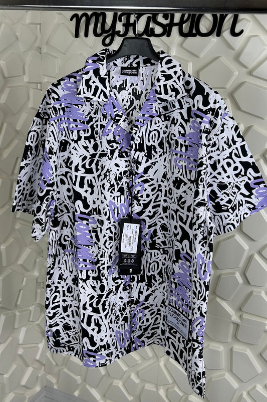 Comme des fuckdown camicia
