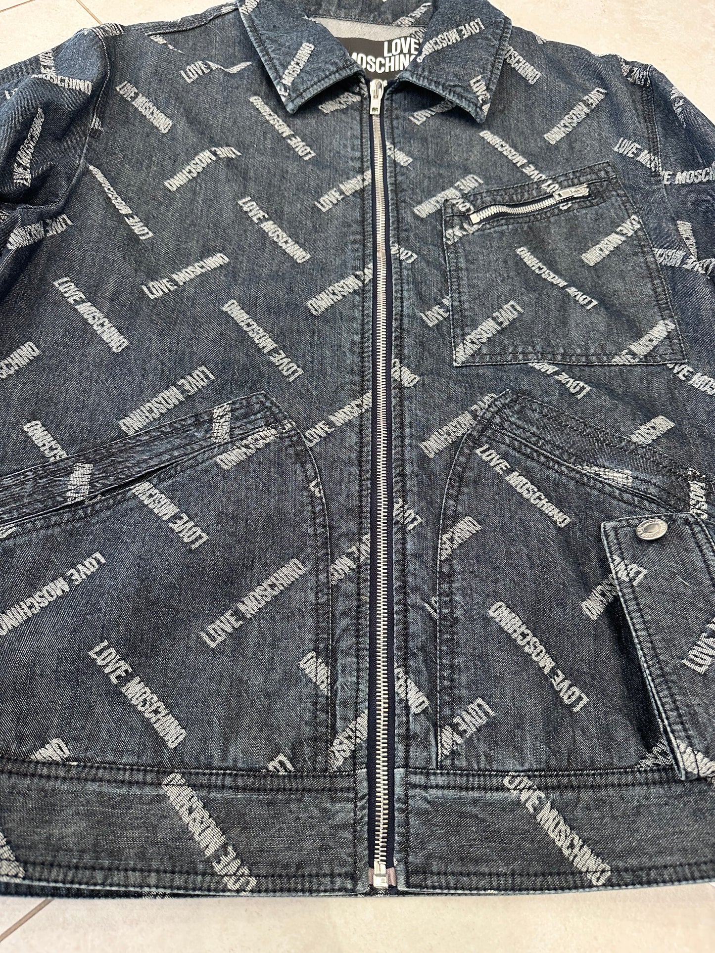 Denim jacket jeans Moschino